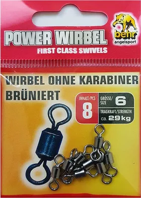 Produktbild von 8 Karpfen Wirbel Tönnchenwirbel Gr. 6