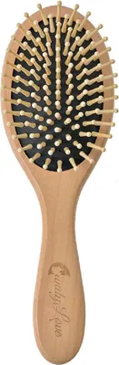 Immagine prodotto di Juleeze JZHBR0003, spazzola per capelli in legno, colore marrone beige, dimensioni 23x8x3 cm, design ergonomico