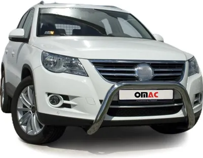 Produktbild von Stahl Frontbügel Frontschutzbügel für VW Tiguan 2007-2016 mit ABE Silber