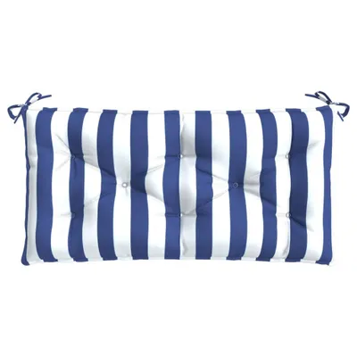 Immagine prodotto di Cuscino Panca Giardino Righe Bianche e Blu 110x50x7 cm Tessuto