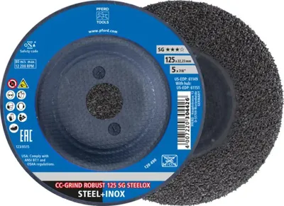 Produktbild von PFERD CC-GRIND ROBUST SG STEELOX, 12,5 cm, 10 Stück(e)
