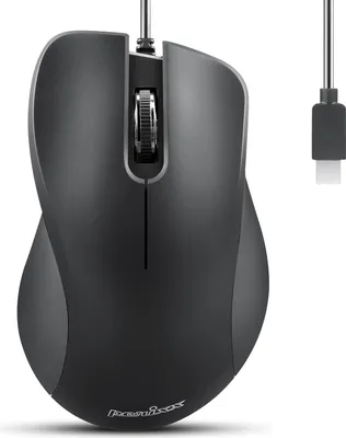 Obrázek produktu pro Perixx PERIMICE-221C – Ergonomická myš s kabelovým připojením a USB typu C