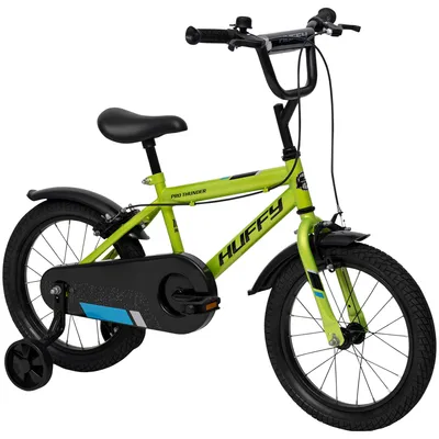 Kinderfahrrad 16 Zoll, BMX-Stil, Grün, für 5-7 Jahre