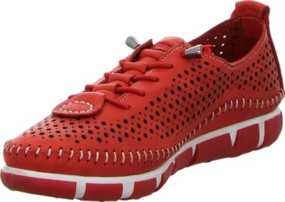 Produktbild von Gemini Sneaker Damen Leder lose Einlagen Schnürung Lochmuster 395475-01, Größe:40 EU, Farbe:Weiß