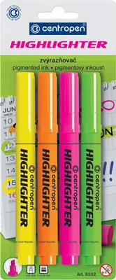 Productafbeelding van Centropen 8552 HIGHLIGHTER - set van 4 stuks