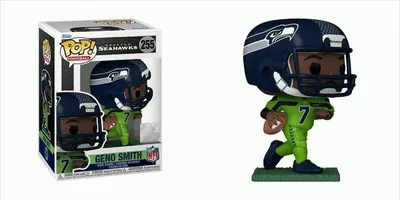 Produktbild von Funko Pop! - NFL #255 - Geno Smith / Seattle Seahawks Sammelfigur Aufstellfigur Figur