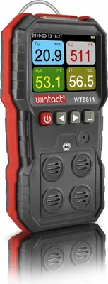 Obrázek produktu pro WINTACT WT8811 MĚŘIČ KONCENTRACE PLYNŮ - O2 CO H2S a hořlavé plyny