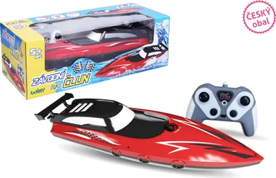 Produktbild von Ferngesteuertes RC-Rennboot 33 cm – tschechische Verpackung