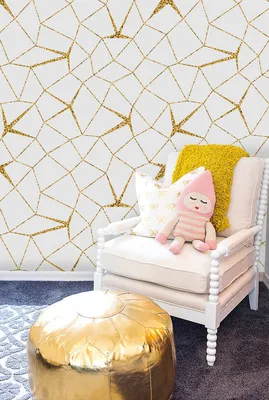 Produktbild von Coloray Fototapete 360x250 cm Latextapete Magicstick - Mosaik Gold golden.
