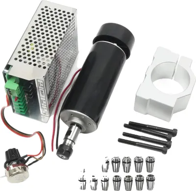 Immagine prodotto di Motore del mandrino della fresa CNC, potenza 500W, design raffreddato ad aria
