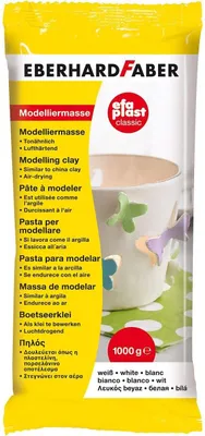 Produktbild von Eberhard Faber EFAPlast, Modellierton, Weiß, 1 Stück(e), 1 Farben, Junge/Mädchen, Ton
