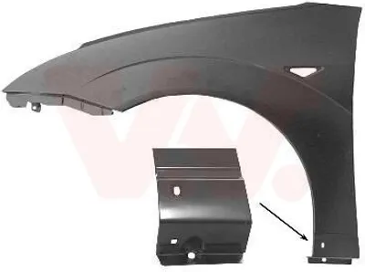 Produktbild von VAN WEZEL 1858656 Kotflügel Vorne Rechts für FORD FOCUS (DAW, DBW) FOCUS Kombi (DNW)