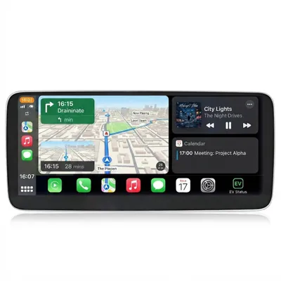Produktbild von 10.25” Carplay Android Autoradio für Benz GLA/CLA/A-Class NTG 5.0 2016-2018 GPS Navi WIFI 4G BT SWC USB 8-Kern