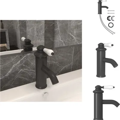 Obrázek produktu pro vidaXL Umyvadlová baterie šedá 130x180 mm - Vodovodní baterie