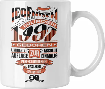 Produktbild von TRENDATION 30. Geburtstag Tasse Frau Mann Geschenk 30er Geschenkidee 30 Mutter Vater (Weiß)