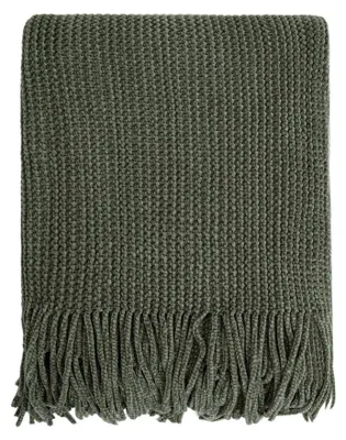 Zdjęcie produktu dla HOMLA Koc CHENILLE szenilowy khaki 130x170 cm