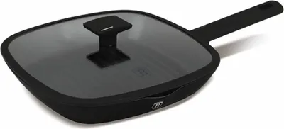 Image de BERLINGERHAUS Pnev grilovac s poklic 28 cm Matte Black Collection BH-8184