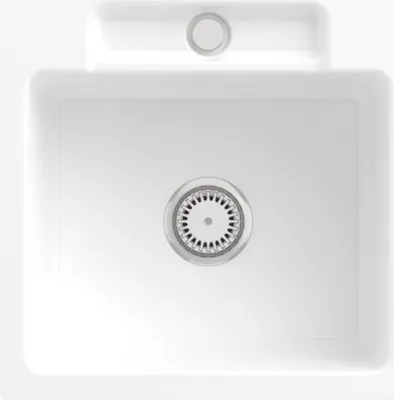 Produktbild von Villeroy & Boch Keramikspüle 33451FKG, Siluet 50 S flat Flächenbündige Spüle - inkl.