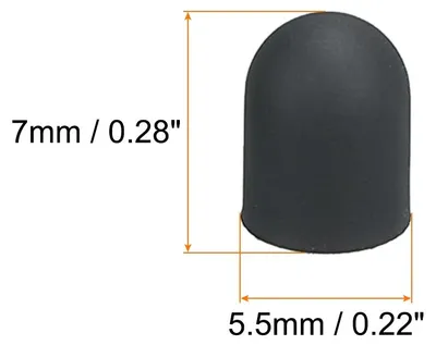 Produktbild von 30 Stš¹ck Stylus Stiftspitzen Leitf?hig Silikon Gummi Kapazitiv Touchscreen Stifte Spitze Weich Universal Ersatz 5.5mm