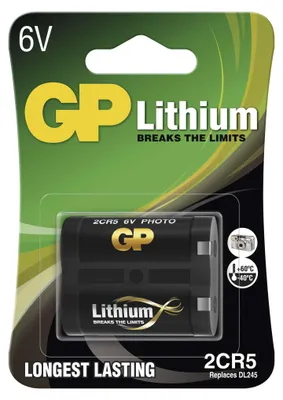 Lithiová baterie GP 2CR5, 1 ks