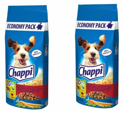 Zdjęcie produktu dla CHAPPI Wołowina i Drób 2x13,5kg (27KG) - Sucha Karma dla Psów