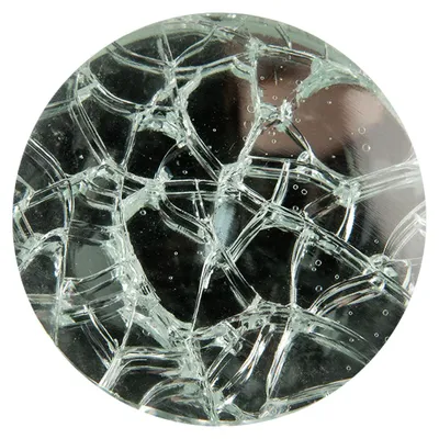 Productafbeelding van Clayre & Eef Knop, Ø 4x3 cm, transparant glas
