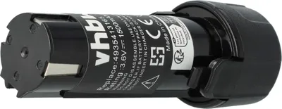 Produktbild von vhbw Akku Ersatz für AEG 4935413165, 4932352969 für Werkzeug (1500 mAh, Li-Ion, 5,4 V)