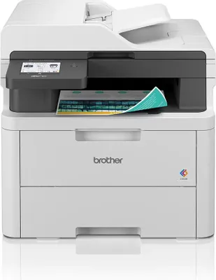 Produktbild von Brother MFC-L3740CDW, LED, Farbdruck, 600 x 2400 DPI, A4, Direktdruck, Schwarz, Weiß