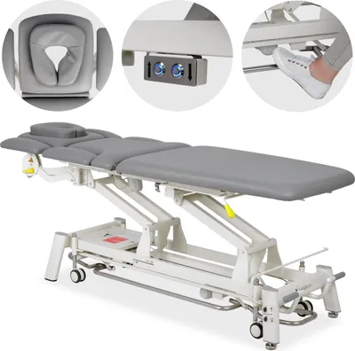 Produktbild von Habys Proxima X7 | Elektrische Massageliege Behandlungsliege Therapieliege Massagebank Kosmetikliege | Höhenverstellbare 7-Segmente | 198 x 68 cm