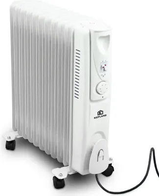 Produktbild von Kepland Elektrischer Ölradiator 2500W 11 Rippen Weiß