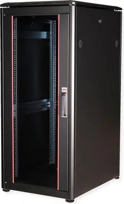 Zdjęcie produktu dla ROLINE 26.21.0222, Stojak wolnostojący, 26U, 600 kg, Relingi, Regulowane nóżki, 60,7 kg