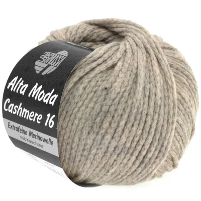 Image de Lana Grossa ALTA MODA Cashmere 16 50 g fil de chaîne super doux en laine mérino extra fine avec cachemire 110 m couleur 003 - Taupe