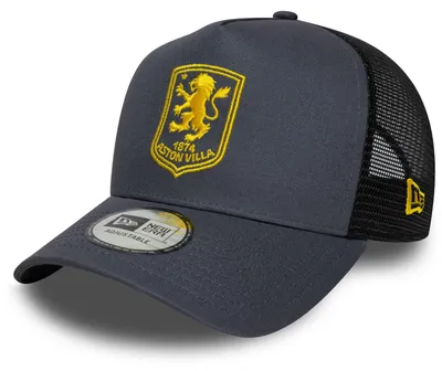 Produktbild von New Era A-Frame Mesh Trucker Cap - Aston Villa charcoal