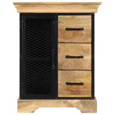 Image de vidaXL Buffet 60 x 30 x 75 cm Bois massif de manguier