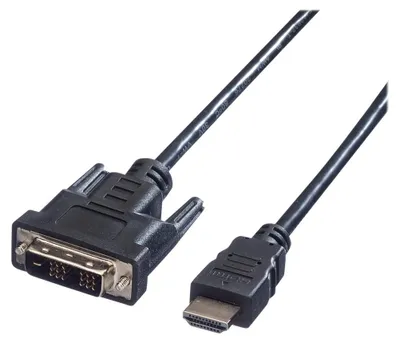 Image de Câble vidéo VALUE - HDMI (Mâle) vers DVI-D (Mâle)
