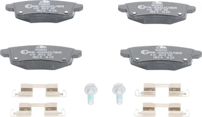 Produktbild von ATE Bremsbeläge Satz Hinten für RENAULT Scénic III (JZ0/1) 13.0460-2652.2