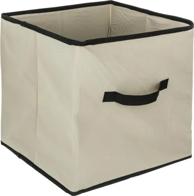 Obrázek produktu pro Box / Krabice do regálu 31x31cm Tkaná béžová