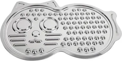 Produktbild von Hunde-Futtermatte | Antirutsch-Matte in Form eines kuscheligen Kätzchens für langsam Füttern Futterplatten für Hunde – geeignet für Wasser, Futter, Leckerli, Training, Bank, Hundebox, Haus, Außen, Auto
