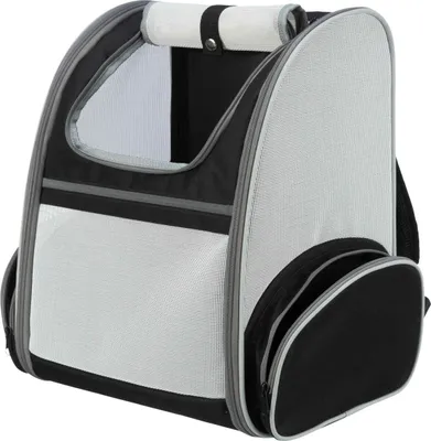 Produktbild von TRIXIE Rucksack Chloe - hellgrau/schwarz - 39 × 43 × 27 cm