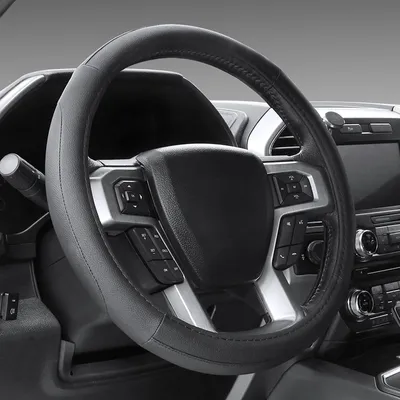 Image de Housse de volant en cuir microfibre pour automobile