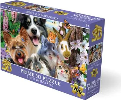 Obrázek produktu pro Puzzle 3D - Smějící se domácí zvířata