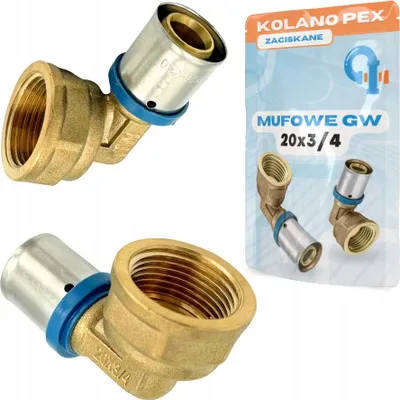 Immagine prodotto di Gomito PEX 20x3/4 gw connettore a crimpare connettore a crimpare