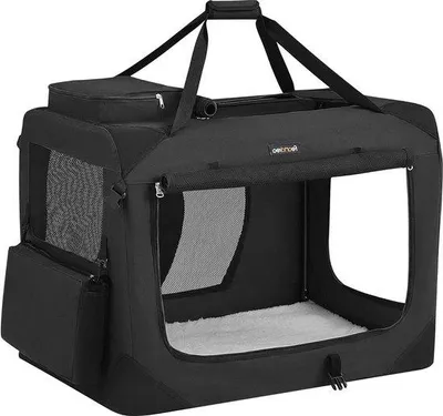 Productafbeelding van Famanu Transportbox voor honden, maat XL - opvouwbaar, zwart