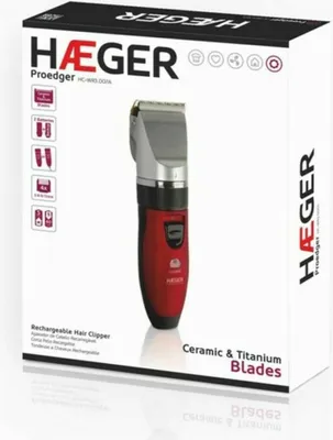 Imagen del producto de Haeger HC-WR3.007B, , rojo, plateado, 0,8 mm, 2 mm, cerámica, corriente alterna, 230 V