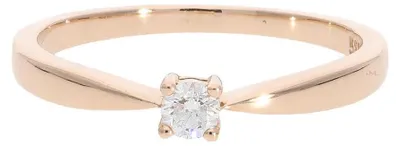 Produktbild von JuwelmaLux Ring 585 Rotgold mit Brillant JL10-07-1401 54