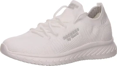 Produktbild von Dockers Sportslipper modisch in weiss/weiss kombi, Gr. 39