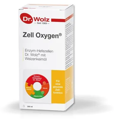 Zdjęcie produktu dla Dr Wolz Zell Roztwór tlenowy wspomagający metabolizm energetyczny, 250 ml roztworu