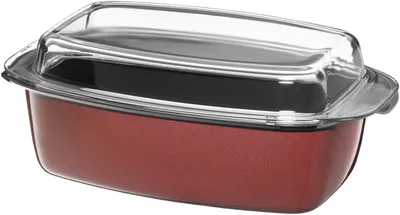 Zdjęcie produktu dla WMF Fusiontec Mineral Bräter mit Glasdeckel, rechteckig, 32 x 21 cm, Rose Quartz 3201111941 4000530734532