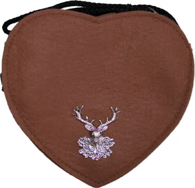Produktbild von Herz Trachten Handtasche mit Hirsch | Braun
