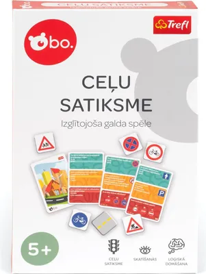 Zdjęcie produktu dla Bo. Edukacyjna gra planszowa „Ruch drogowy” (w języku łotewskim)